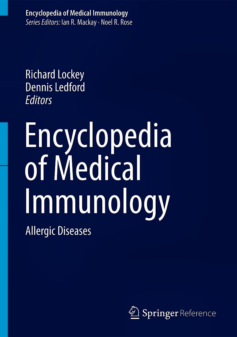 Portada del libro 9781461491958 Encyclopedia of Medical Immunology, Vol. 3: Allergic Diseases + Online Access