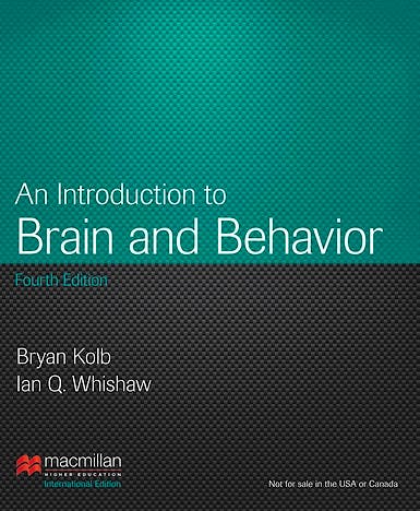 Portada del libro 9781464118999 An Introduction to Brain and Behavior (International Edition)