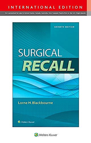 Portada del libro 9781469855752 Surgical Recall (International Edition) + Online Access