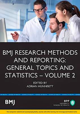 Portada del libro 9781472747617 Bmj Research Methods and Reporting: General Topics and Statistics, Vol. 2
