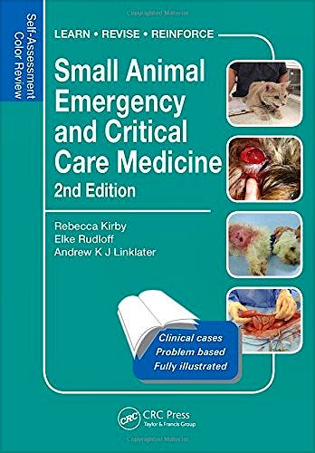 Portada del libro 9781482225921 Small Animal Emergency and Critical Care Medicine: Self-Assessment Color Review