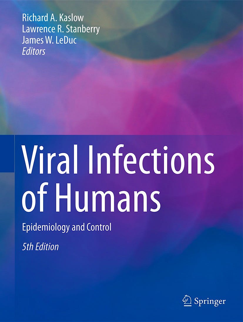 Portada del libro 9781489974471 Viral Infections of Humans. Epidemiology and Control