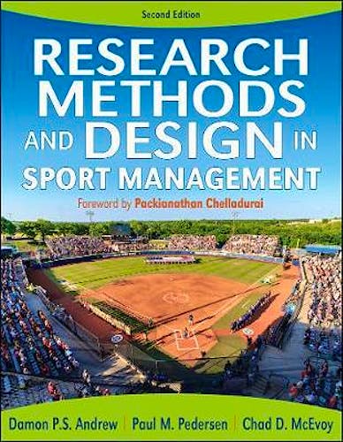 Portada del libro 9781492574910 Research Methods and Design in Sport Management