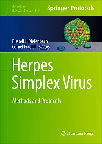 Portada del libro 9781493904273 Herpes Simplex Virus. Methods and Protocols (Methods in Molecular Biology, Vol. 1144)
