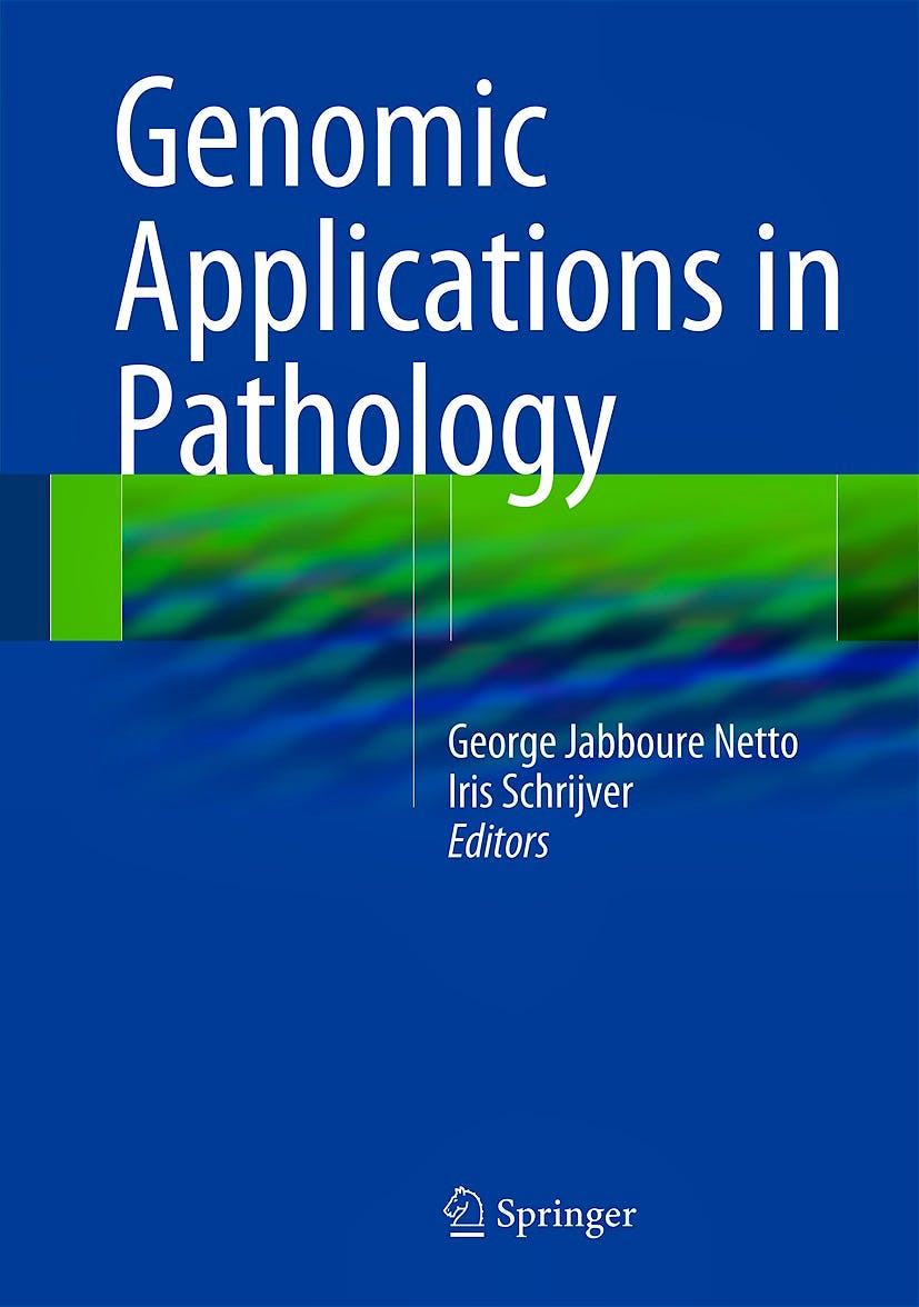 Portada del libro 9781493907267 Genomic Applications in Pathology