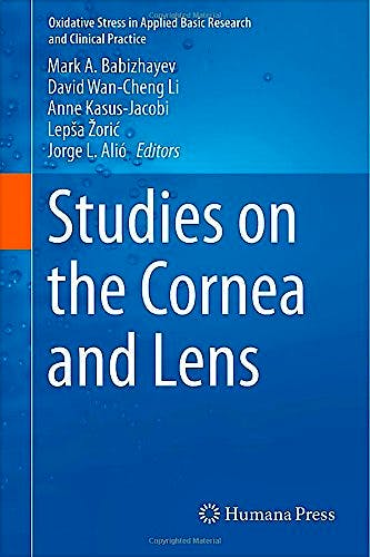 Portada del libro 9781493919345 Studies on the Cornea and Lens