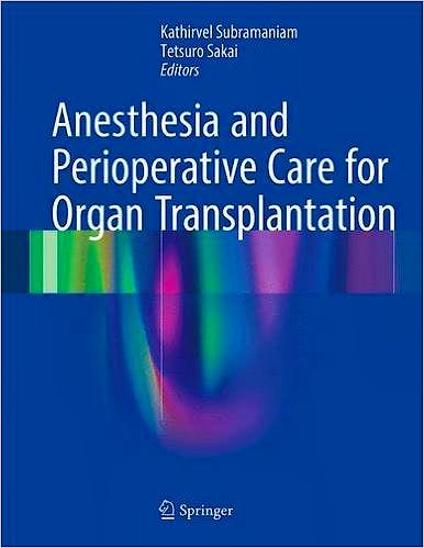 Portada del libro 9781493963751 Anesthesia and Perioperative Care for Organ Transplantation