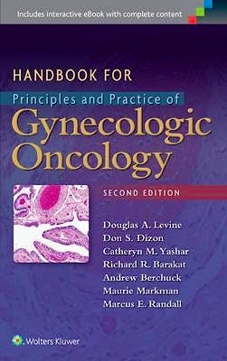 Portada del libro 9781496306425 Handbook for Principles and Practice of Gynecologic Oncology