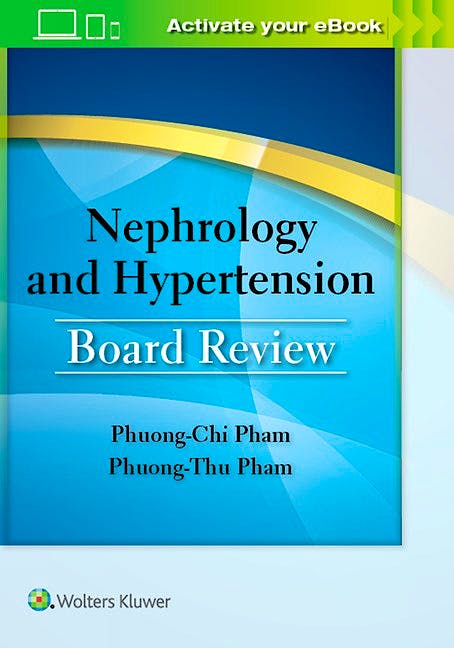 Portada del libro 9781496328076 Nephrology and Hypertension Board Review