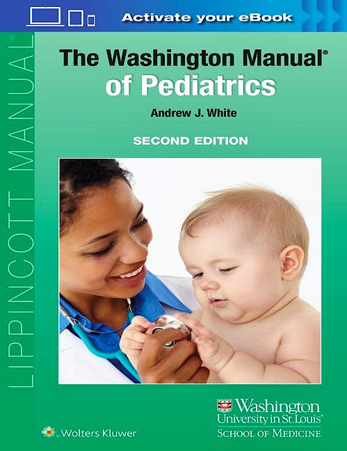 Portada del libro 9781496328953 The Washington Manual of Pediatrics