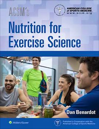 Portada del libro 9781496343406 ACSM's Nutrition for Exercise Science