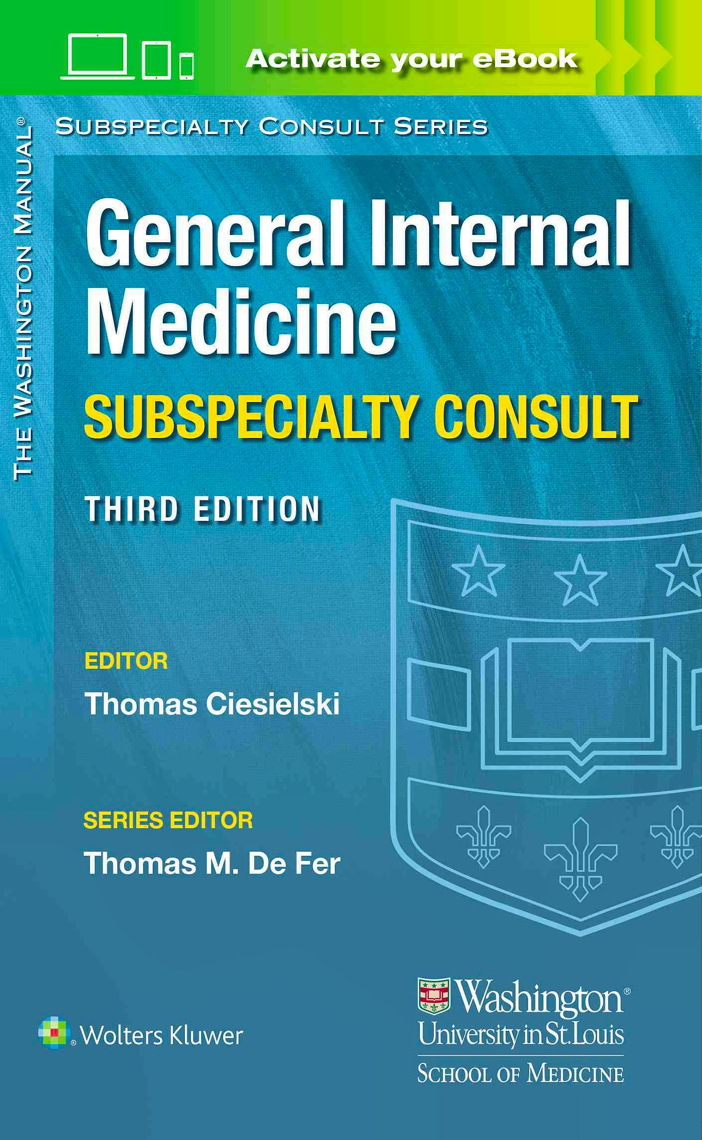 Portada del libro 9781496346322 The Washington Manual General Internal Medicine Consult
