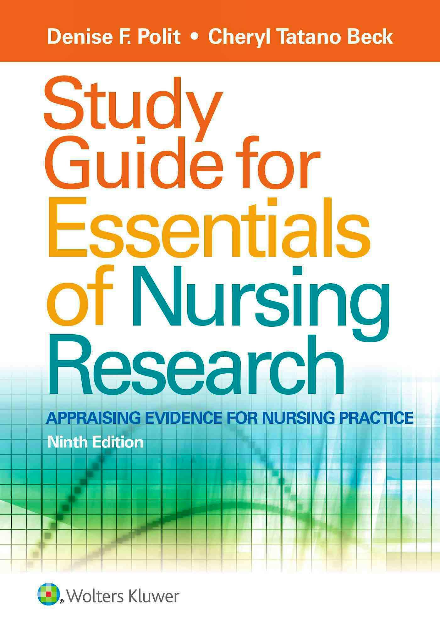 Portada del libro 9781496354693 Study Guide for Essentials of Nursing Research