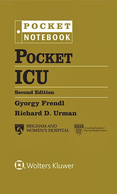Portada del libro 9781496358172 Pocket ICU