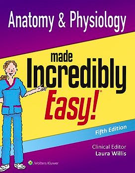 Portada del libro 9781496359162 Anatomy and Physiology Made Incredibly Easy