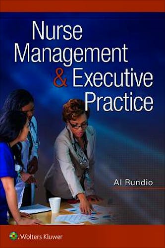 Portada del libro 9781496380913 Nurse Management and Executive Practice