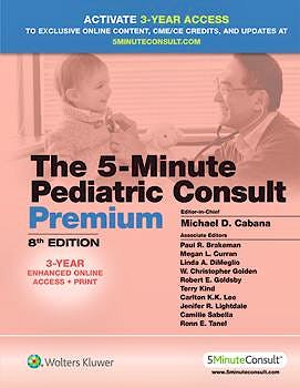Portada del libro 9781496381774 The 5-Minute Pediatric Consult (Premium Edition)