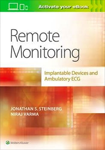 Portada del libro 9781496386052 Remote Monitoring. Implantable Devices and Ambulatory ECG