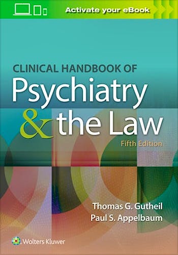 Portada del libro 9781496398055 Clinical Handbook of Psychiatry and the Law