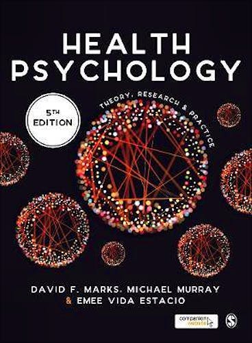 Portada del libro 9781526408242 Health Psychology. Theory, Research and Practice (Softcover)