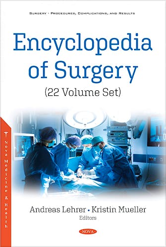 Portada del libro 9781536183290 Encyclopedia of Surgery (22 Volume Set)