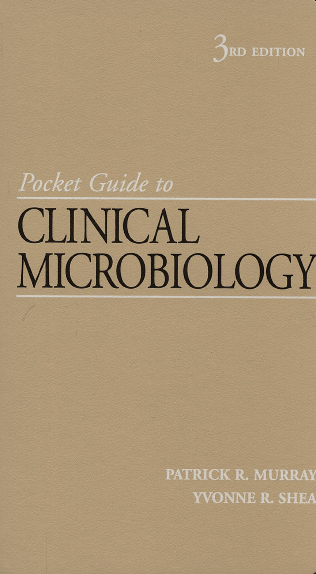 Portada del libro 9781555812881 Pocket Guide to Clinical Microbiology