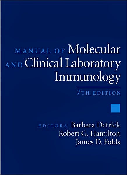 Portada del libro 9781555813642 Manual of Molecular and Clinical Laboratory Immunology