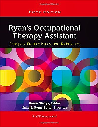 Portada del libro 9781556429620 Ryan's Occupational Therapy Assistant. Principles, Practice Issues, and Techniques