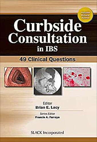 Portada del libro 9781556429859 Curbside Consultations in Ibs: 49 Clinical Questions