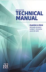 Portada del libro 9781563953705 Technical Manual AABB