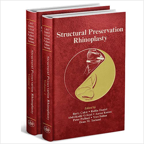 Portada del libro 9781576265390 Structural Preservation Rhinoplasty (2 Volume Set)