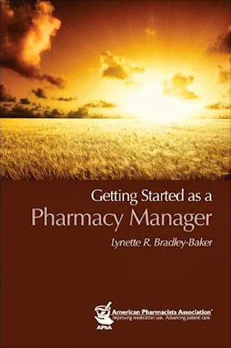 Portada del libro 9781582121543 Getting Started as a Pharmacy Manager