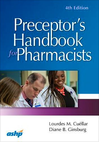 Portada del libro 9781585286263 Preceptor's Handbook for Pharmacists