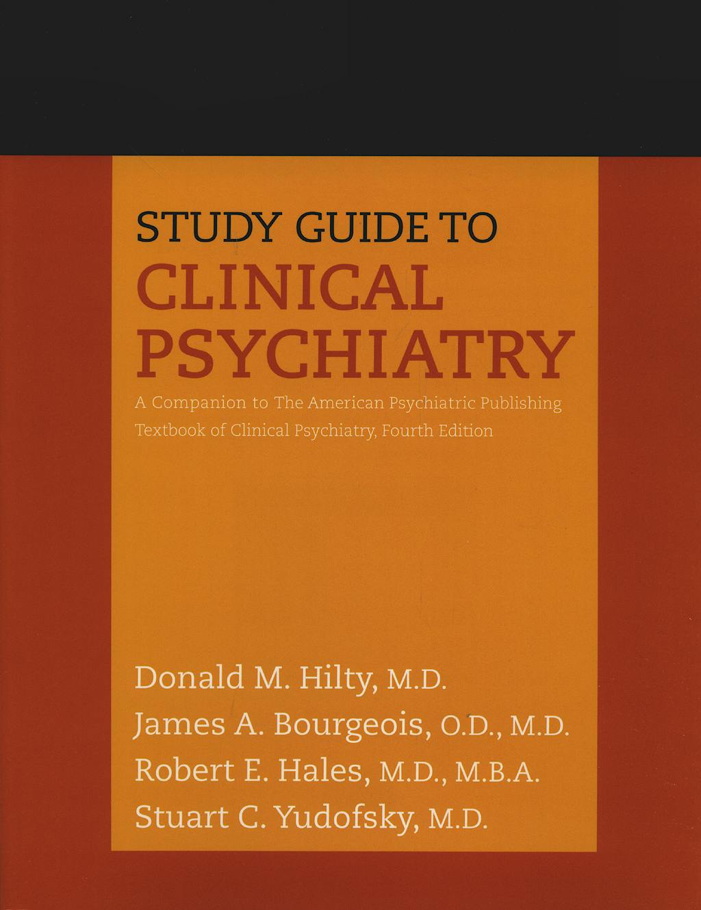 Portada del libro 9781585622603 Study Guide to Clinical Psychiatry