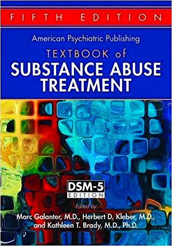 Portada del libro 9781585624720 Textbook of Substance Abuse Treatment