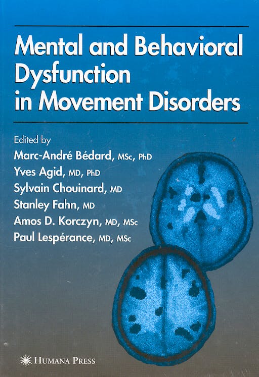 Portada del libro 9781588291196 Mental and Behavioral Dysfunction in Movement Disorders