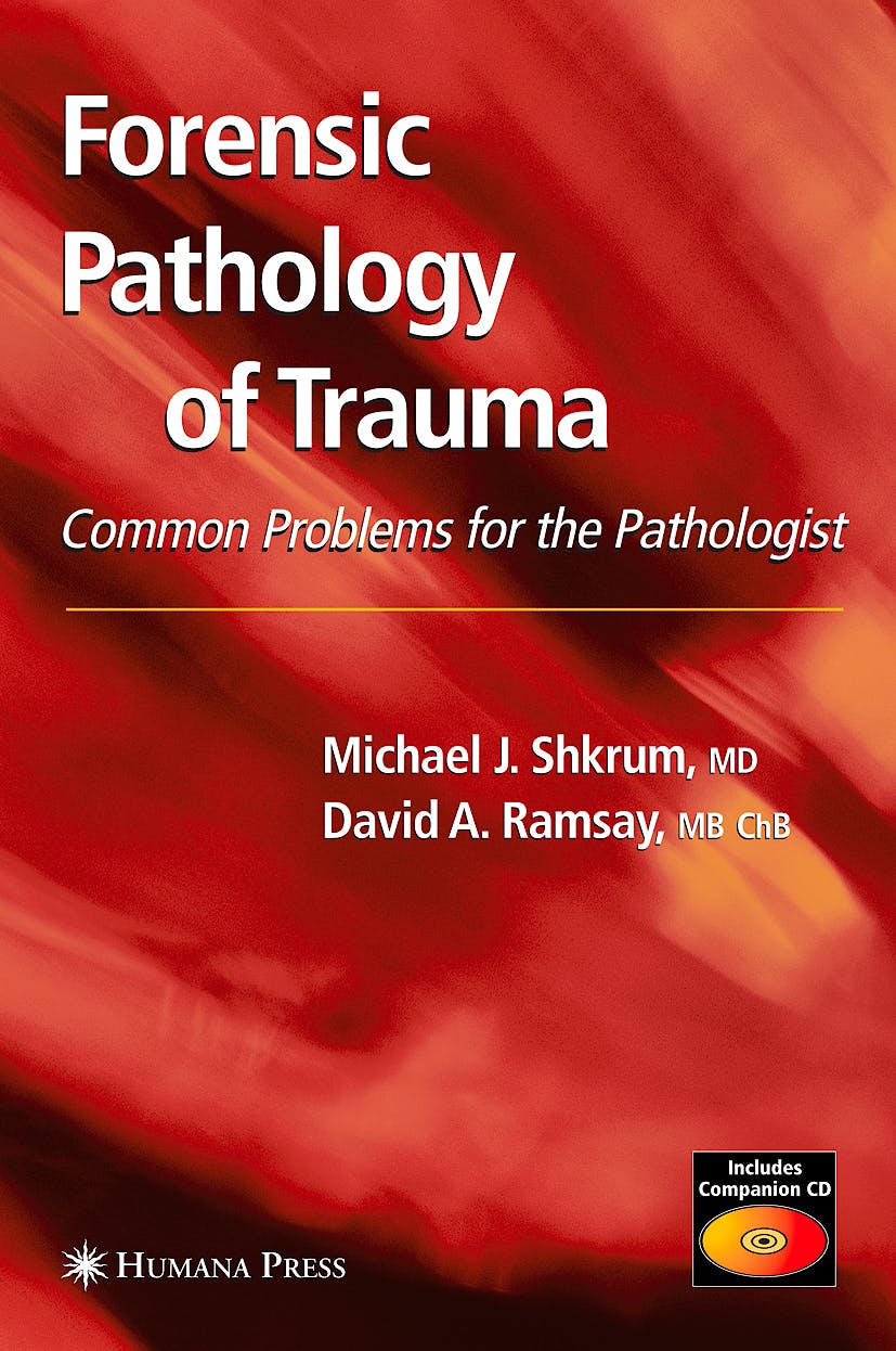 Portada del libro 9781588294586 Forensic Pathology of Trauma + Cd