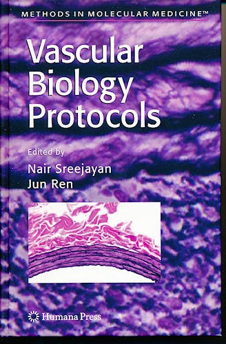 Portada del libro 9781588295743 Vascular Biology Protocols