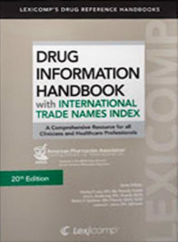 Portada del libro 9781591952923 Drug Information Handbook with International Trade Names Index