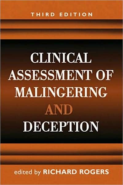 Portada del libro 9781593856991 Clinical Assessment of Malingering and Deception