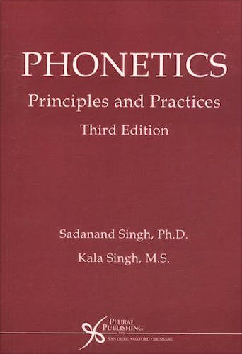 Portada del libro 9781597560207 Phonetics. Principles and Practices