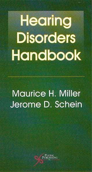 Portada del libro 9781597562829 Hearing Disorders Handbook