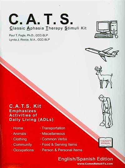 Portada del libro 9781597562881 Classic Aphasia Therapy Stimuli Kit