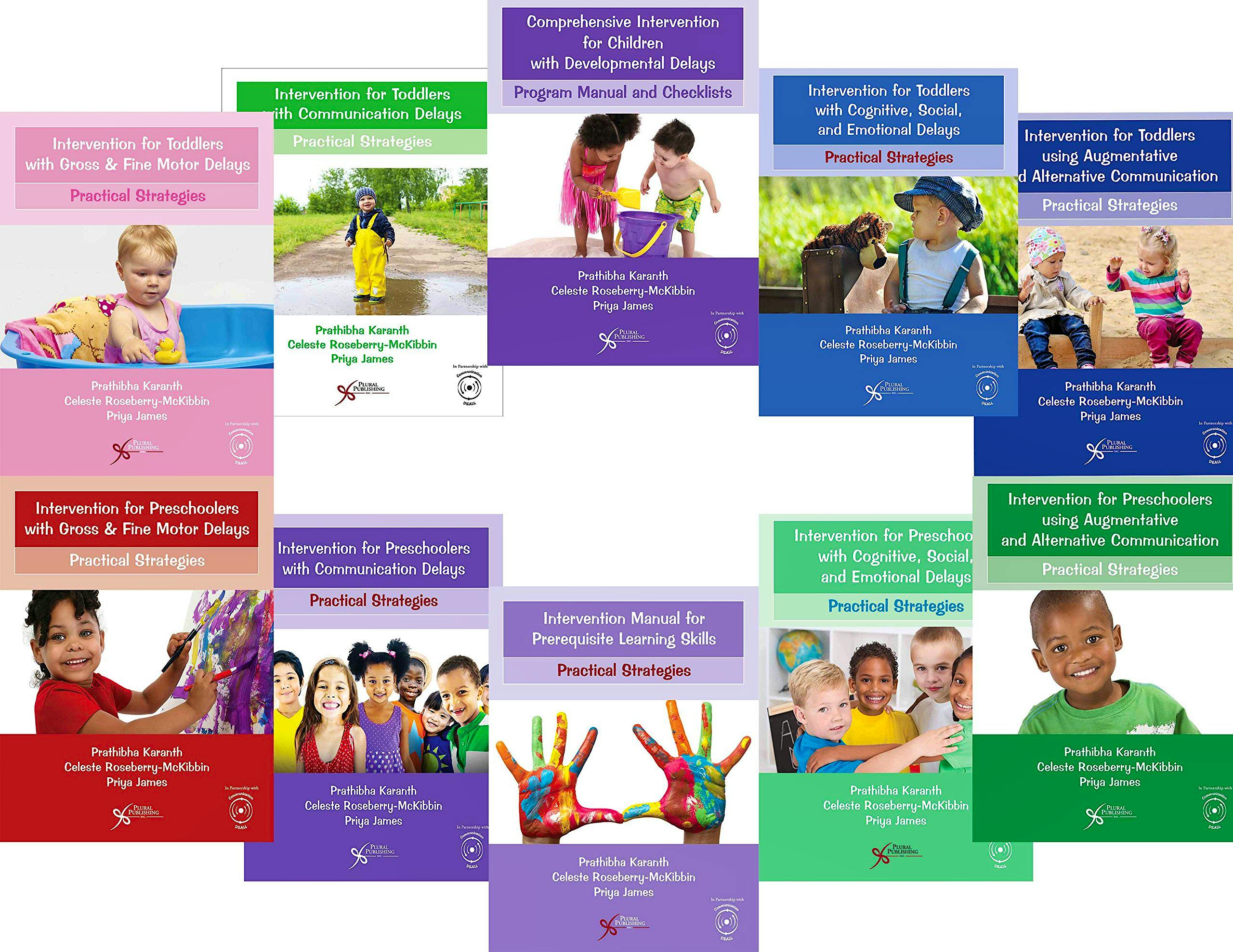 Portada del libro 9781597569804 Comprehensive Intervention for Children with Developmental Delays and Disorders: Practical Strategies: Complete Intervention Manual Set 10 Books