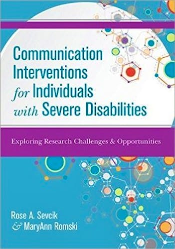 Portada del libro 9781598573633 Communication Interventions for Individuals with Severe Disabilities