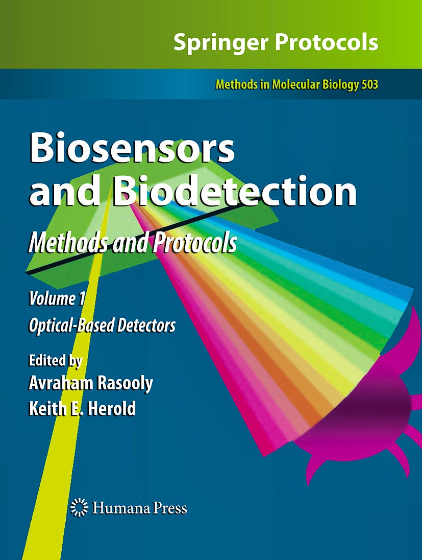 Portada del libro 9781603275668 Biosensors and Biodetection. Methods and Protocols, Volume 1: Optical-Based Detectors