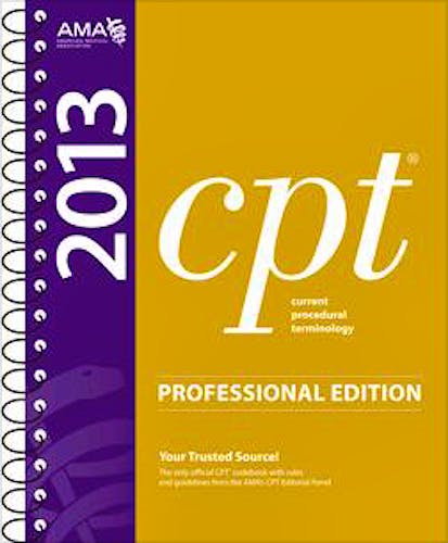 Portada del libro 9781603596848 Cpt 2013 Professional Edition
