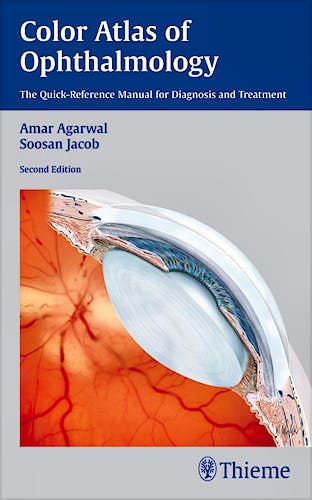 Portada del libro 9781604062113 Color Atlas of Ophthalmology. the Quick-Reference Manual for Diagnosis and Treatment
