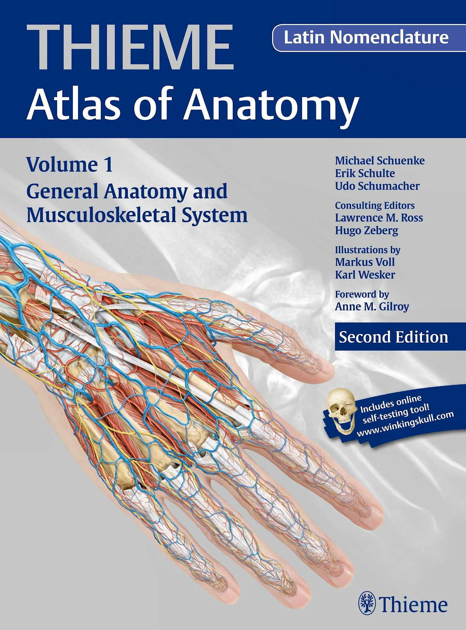Portada del libro 9781604069235 Thieme Atlas of Anatomy, Vol. 1: General Anatomy and Musculoskeletal System (Latin Nomenclature)