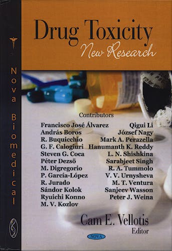 Portada del libro 9781604563207 Drug Toxicity. New Research